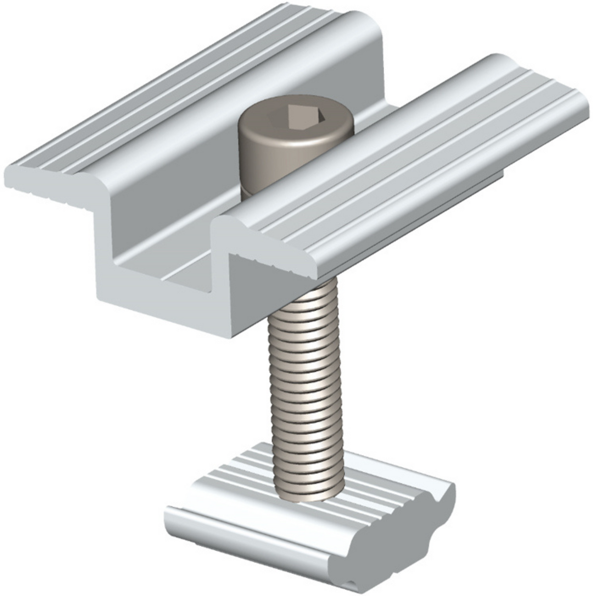 Adonized aluminum middle clamp with screw HT-DMC-35